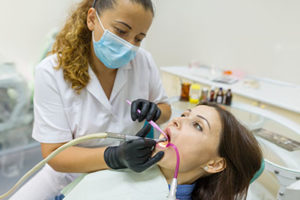 houston sedation dentist preparing patient for surgery