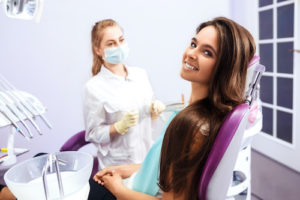 girl learns about her root canal procedure 